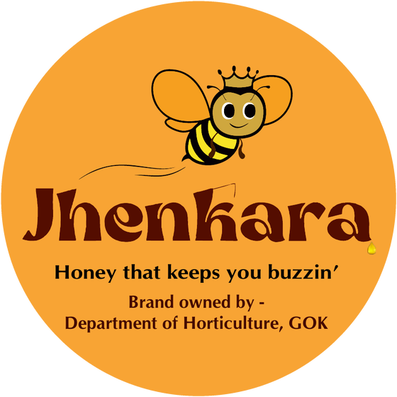 Jhenkara honey label – brand owned by the Department of Horticulture, Government of Karnataka